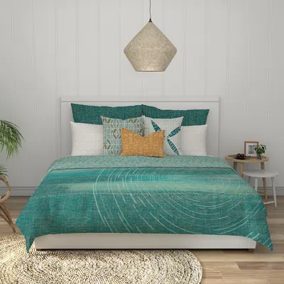 Noho Home Kilo Hoku Comforter, Queen In Green