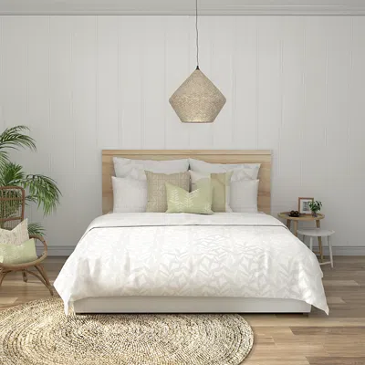 Noho Home Lele Duvet Cover, King In White