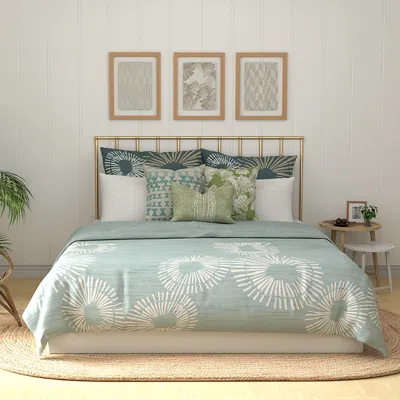Noho Home Opihi Duvet Cover, Queen In Blue