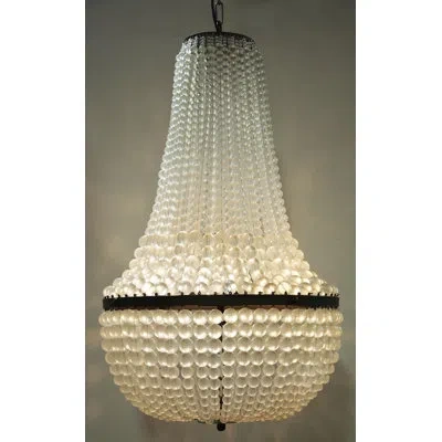 Noir 4 - Light Unique / Statement Empire Chandelier In Matte Black