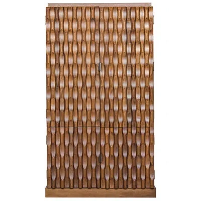 Noir Alameda Armoire In Dark Walnut