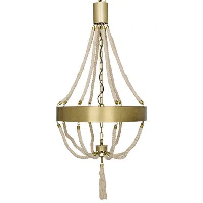 Noir Alec 8 - Light Unique / Statement Empire Chandelier In Antique Brass