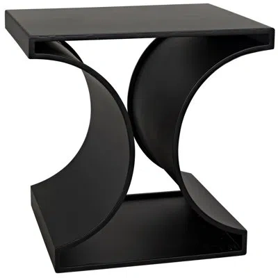 Noir Alec End Table In Matte Black