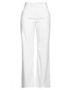 Noir And Bleu Pants In White