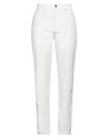 Noir And Bleu Pants In White