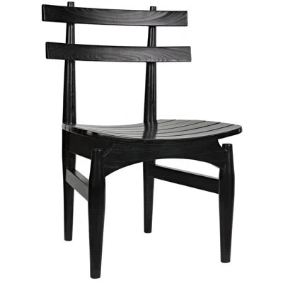 Noir Azumi Chair, Charcoal Black