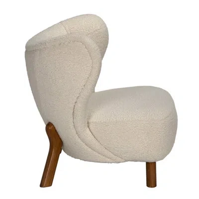 Noir Boggio Chair In Off White