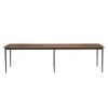 Noir Boylen Dining Table In Dark Walnut