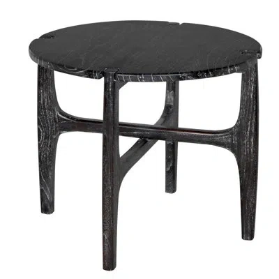 Noir Bucks Side Table In Sombre