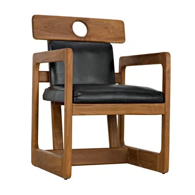 Noir Buraco 21.5'' Wide Armchair In Black