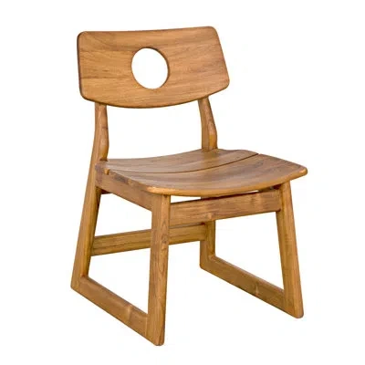 Noir Buraco Side Chair In Light Brown