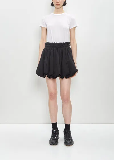 Noir By Kei Ninomiya Cotton Ponte Skirt In Black