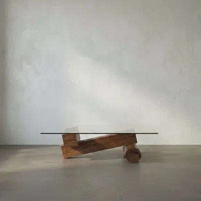 Noir Calatrava Coffee Table In Clear