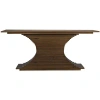 Noir Cambio Console Table In Dark Walnut