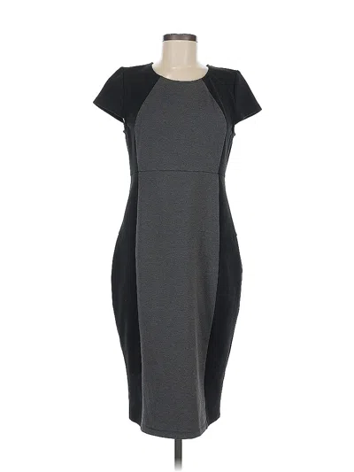Pre-owned Noir Casual Dress In Gray