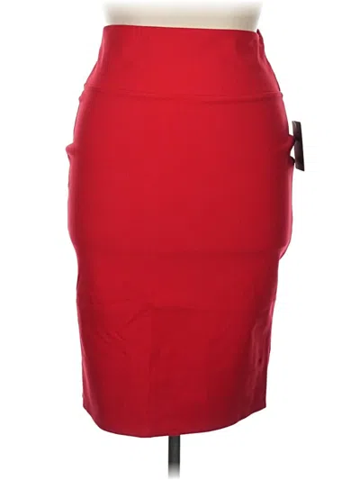 Pre-owned Noir Casual Skirt In Red