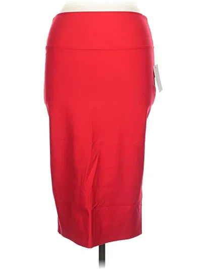 Noir Casual Skirt In Red