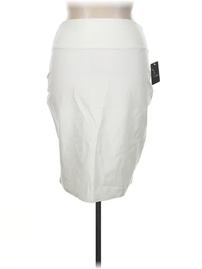 Pre-owned Noir Casual Skirt In White