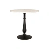 Noir Cobus End Table In Ivory,gris