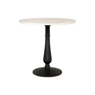 Noir Cobus End Table In Ivory,gris