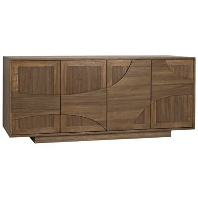 Noir Collage Sideboard In Dark Walnut