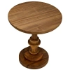 Noir Comodo End Table In Gold Teak