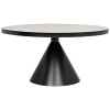 Noir Cone Dining Table In Gray