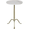 Noir Cosmopolitan End Table In White