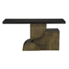 Noir Couture Console In Matte Black