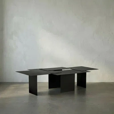 Noir Delphi Coffee Table In Matte Black