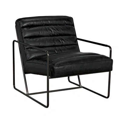 Noir Demeter 25'' Wide Armchair In Black