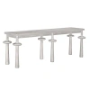 Noir Destemonia Console In Gray