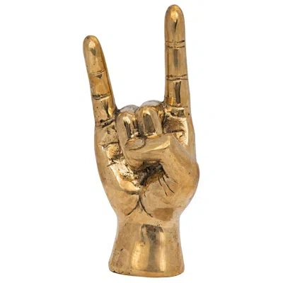 Noir Devil Figurine In Antique Brass
