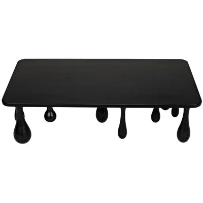 Noir Drop Coffee Table Hb In Hand Rubbed Black;hand Rubbed Black