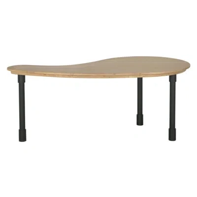 Noir Emory Desk In Natural