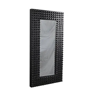 Noir Faustus Mounts To Dresser Mirror In Charcoal Black