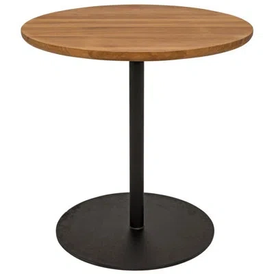 Noir Ford End Table In Gold Teak