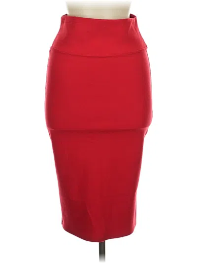 Pre-owned Noir Formal Skirt In Red