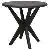 Noir Fox End Table In Charcoal Black