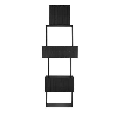 Noir Fujimoto Bookcase In Matte Black