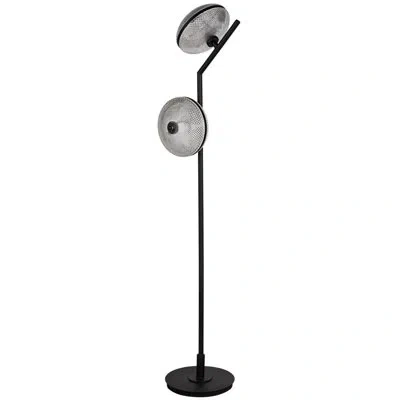 Noir Gibson 74" Tree Floor Lamp In Matte Black