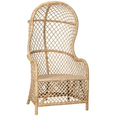 Noir Gigi 32.5" Wide Balloon Chair