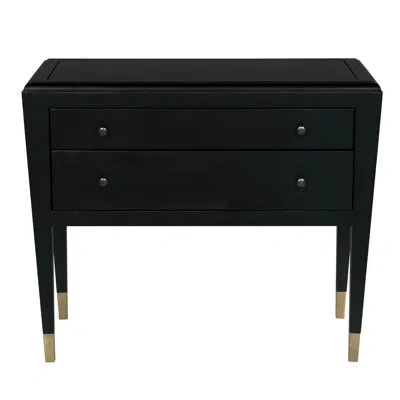Noir Grant Sideboard In Black,gold