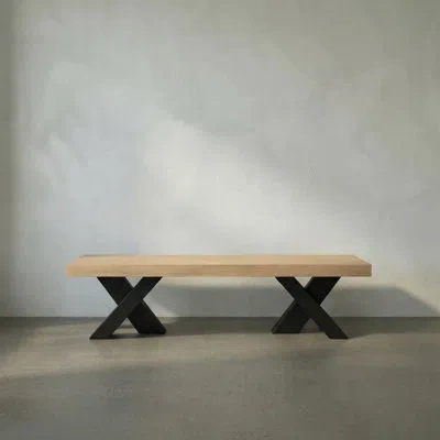 Noir Gravity Bench In Black;brown