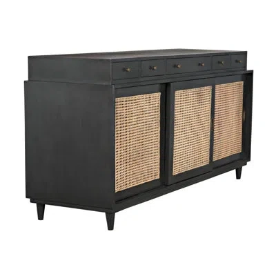 Noir Hermosa Credenza In Pale,beige