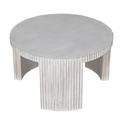 Noir Jgor Side/coffee Table, White Wash