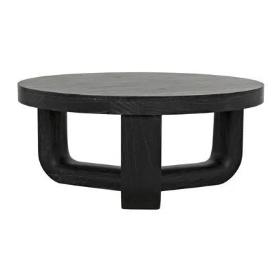 Noir Joel Coffee Table In Cinder Black