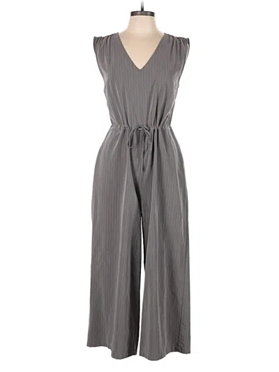 Pre-owned Noir Jumpsuit In Gray