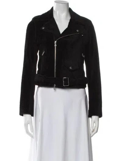 Pre-owned Noir Kei Ninomiya 2015 Biker Jacket In Black