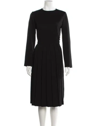 Pre-owned Noir Kei Ninomiya 2017 Knee-length Dress In Black